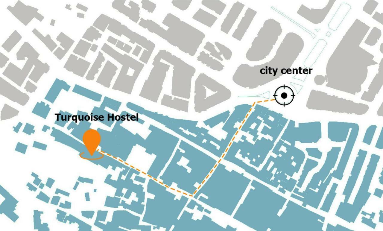 Turquoise Vandrehjem Nablus Eksteriør billede
